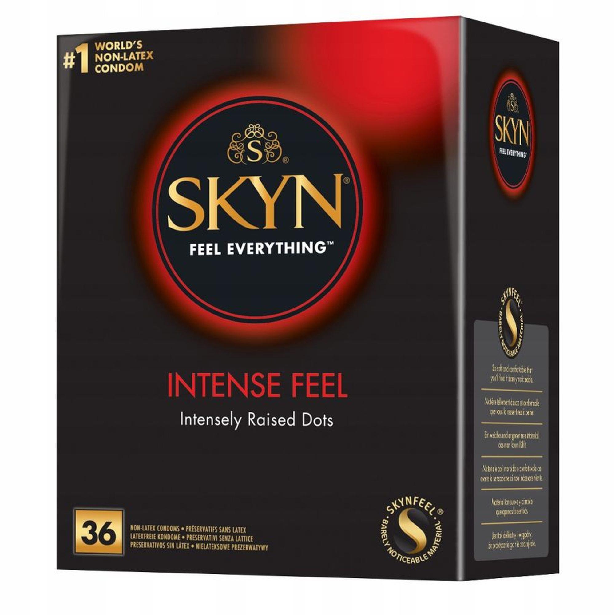 Prezerwatywy nielateksowe SKYN Intense Feel 53 mm 36 szt