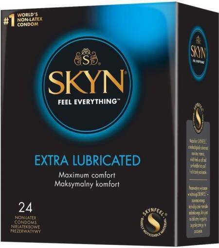 Prezerwatywy SKYN Extra Lube poliizoprenowe 24 szt.