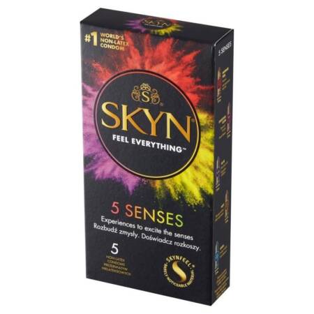 Prezerwatywy nawilżane Skyn 5 Senses