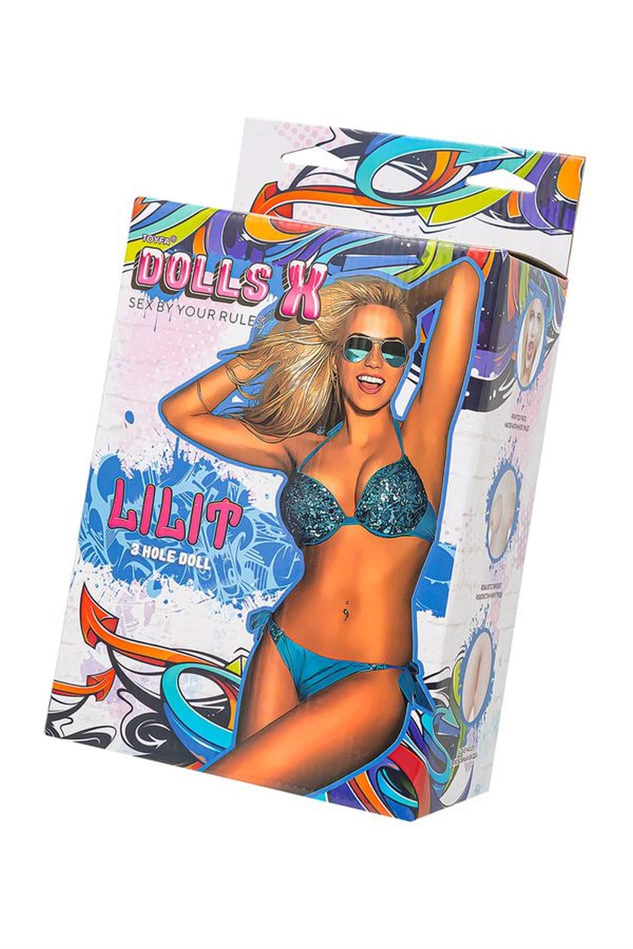 Lalka erotyczna blondynka Lilit DollsX TOYFA 150 cm - obrazek 2