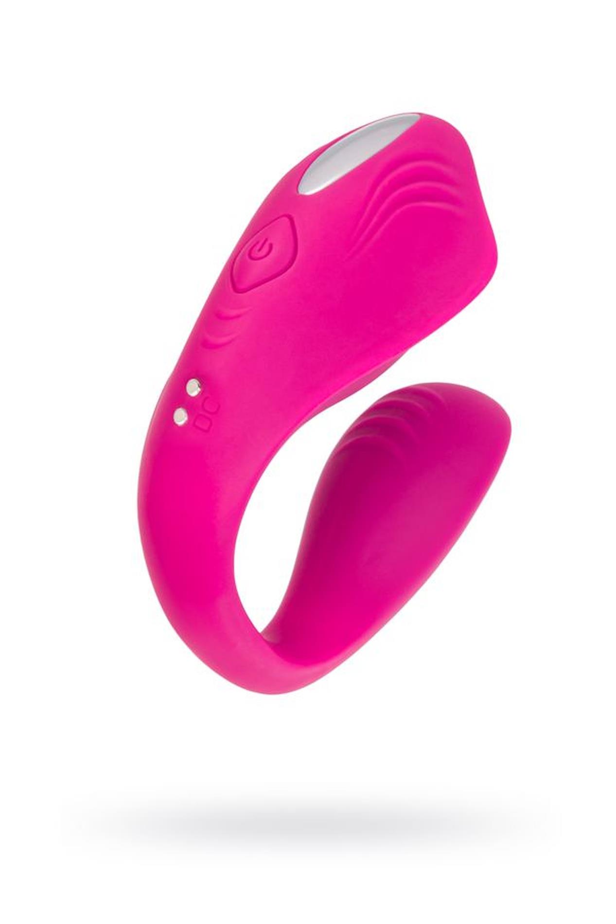 Wibrator podwójny Cobrum A Toys silikonowy różowy 9.6 cm - obrazek 2