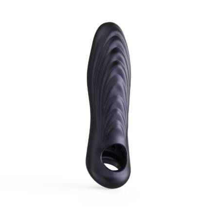 Przedłużka silikonowa Ryzer Max Man.wand black plum 18 cm
