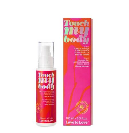 Lubrykant silikonowy do masażu Love to Love kwitnąca wiśnia 100ml