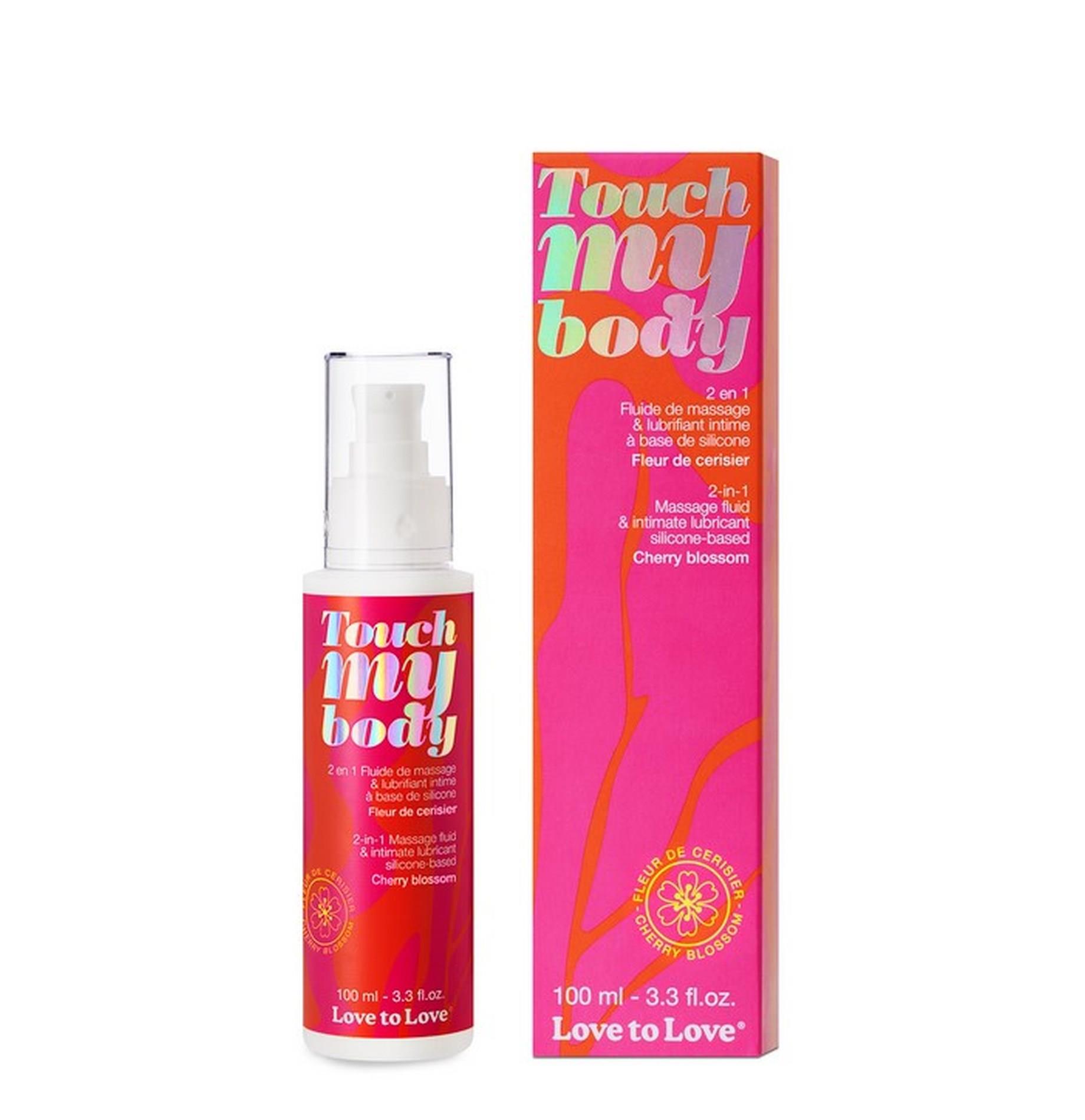 Lubrykant silikonowy do masażu Love to Love kwitnąca wiśnia 100ml