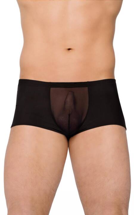 Erotyczne szorty z siateczki SoftLine czarne XL