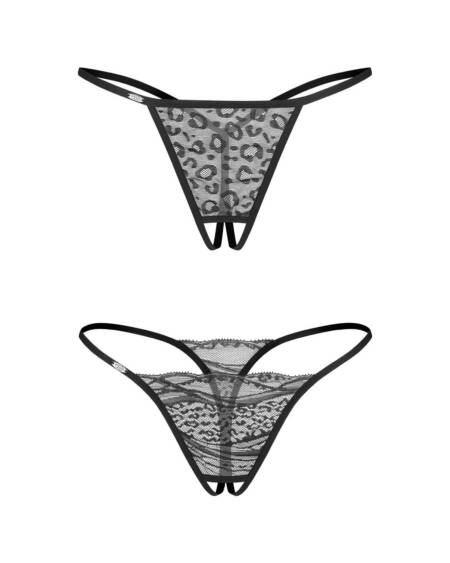 Stringi otwarte dwupak Bianca Obsessive L/XL