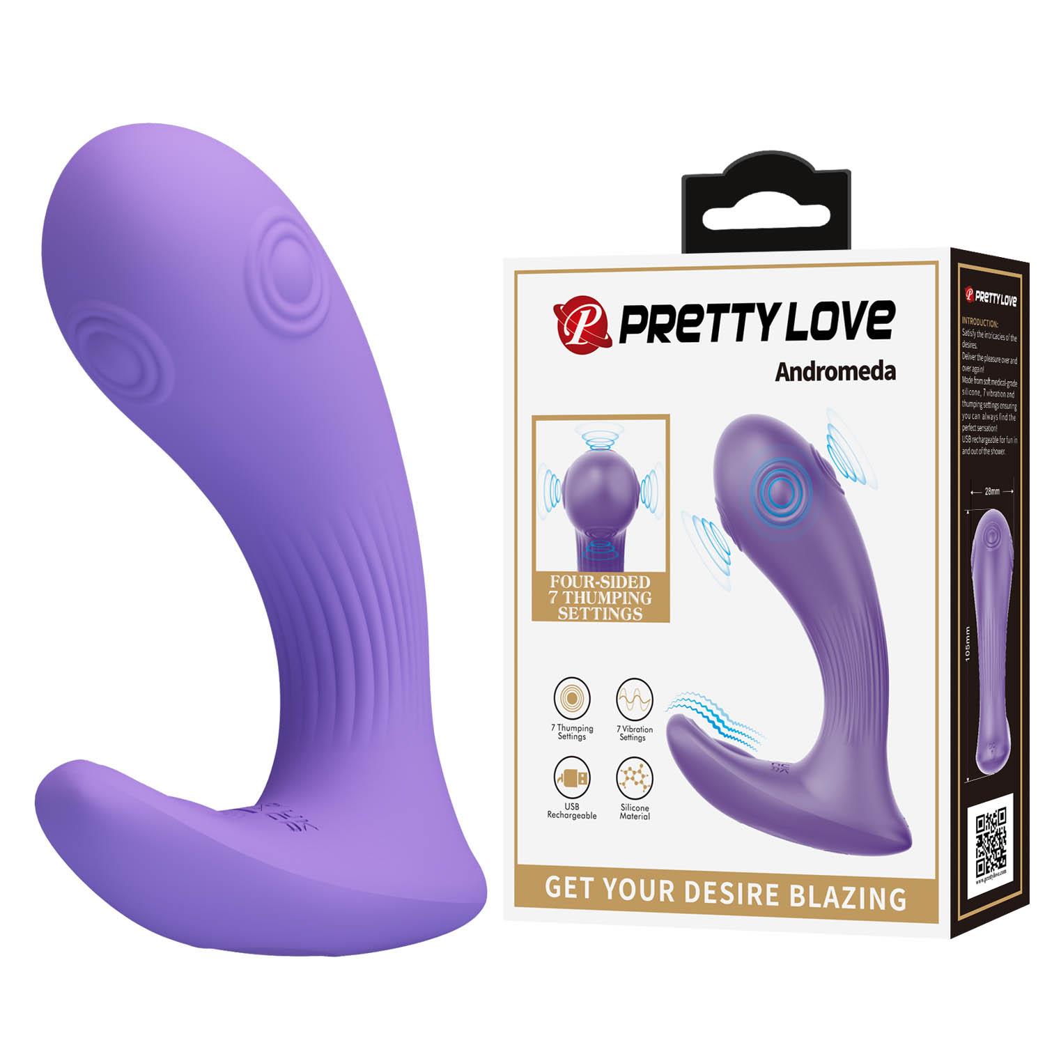 Wibrator silikonowy punktu G Pretty Love Andromeda - obrazek 4