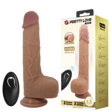Pretty Love Tommy 23 cm Jasnobrązowy z Pilotem