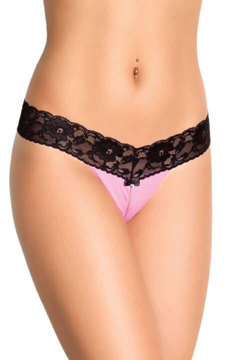 Stringi erotyczne SoftLine Collection 2409 różowe M/L