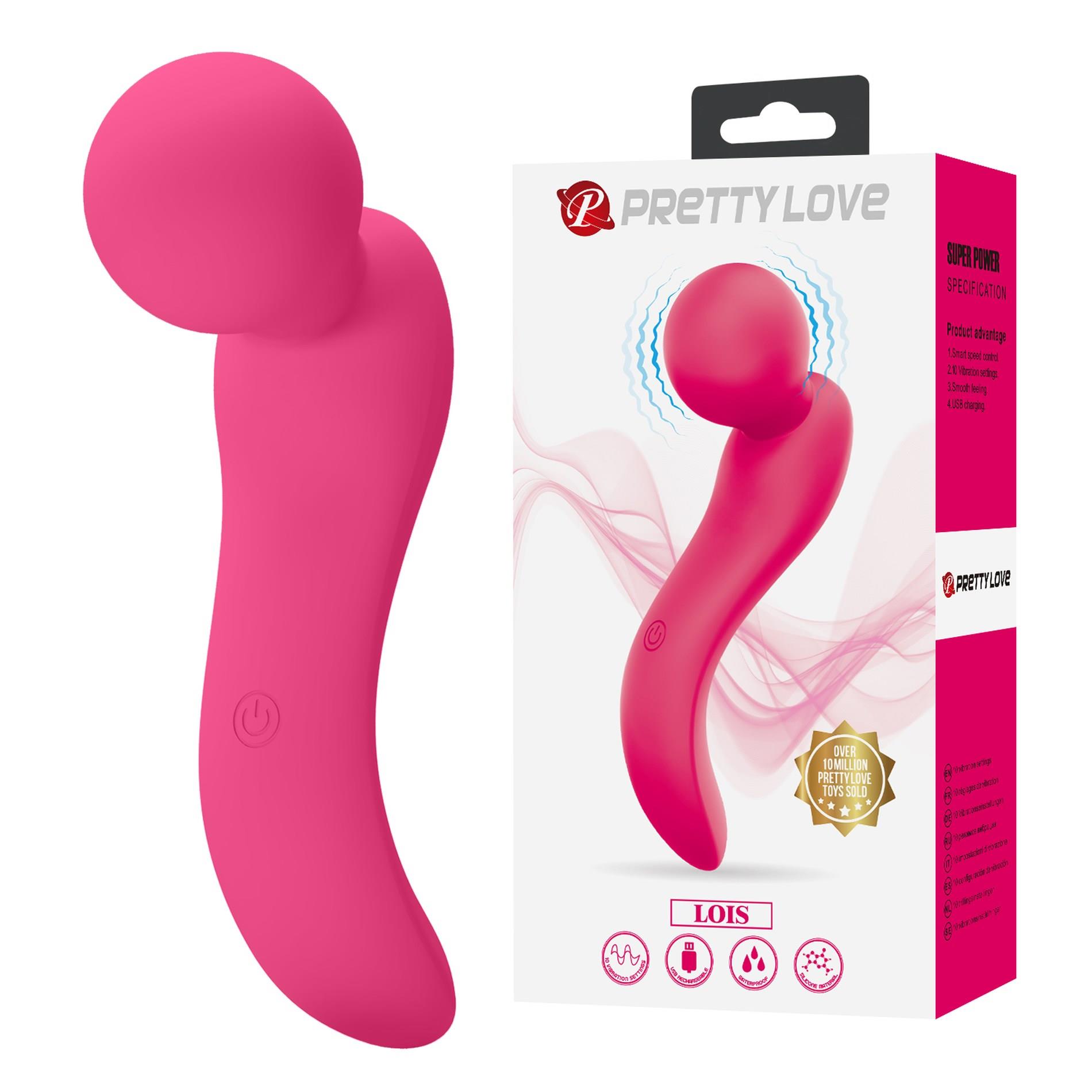 Lois - Wibrator 10 Trybów Silikon USB - obrazek 3