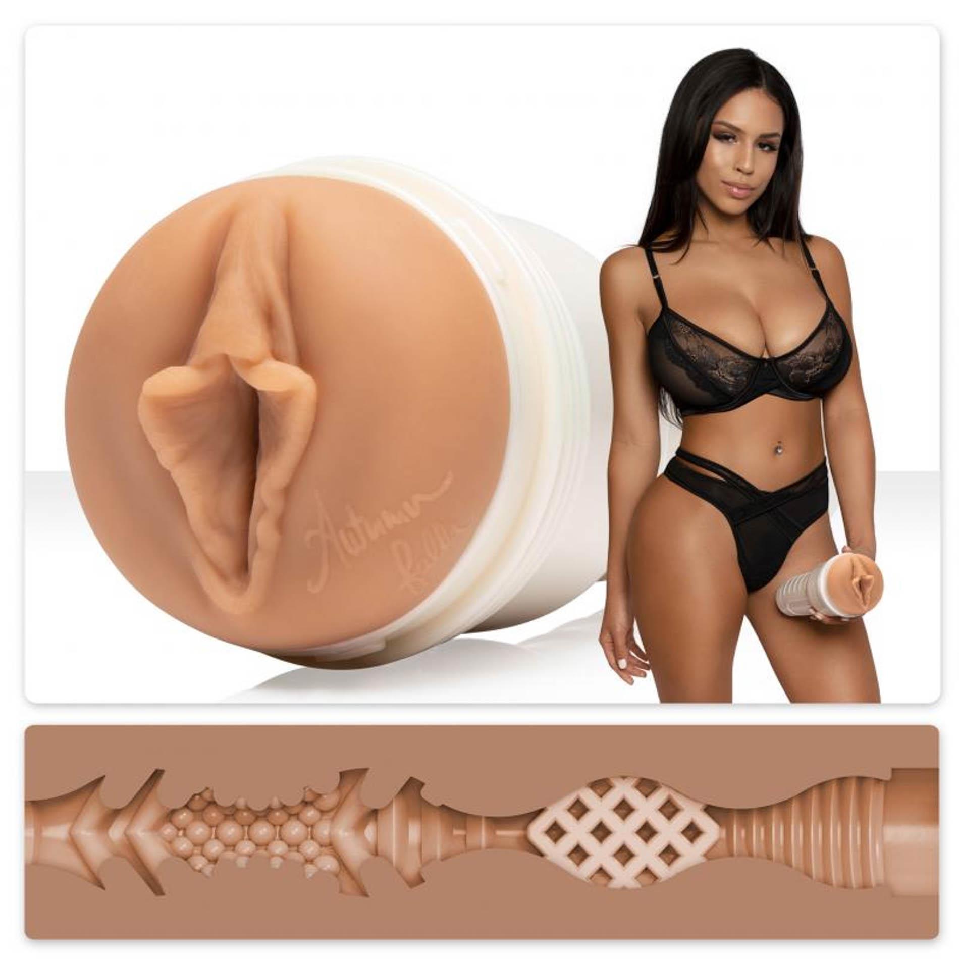 Masturbator Fleshlight Girls Autumn Falls Cream beżowy 25 cm - obrazek 2