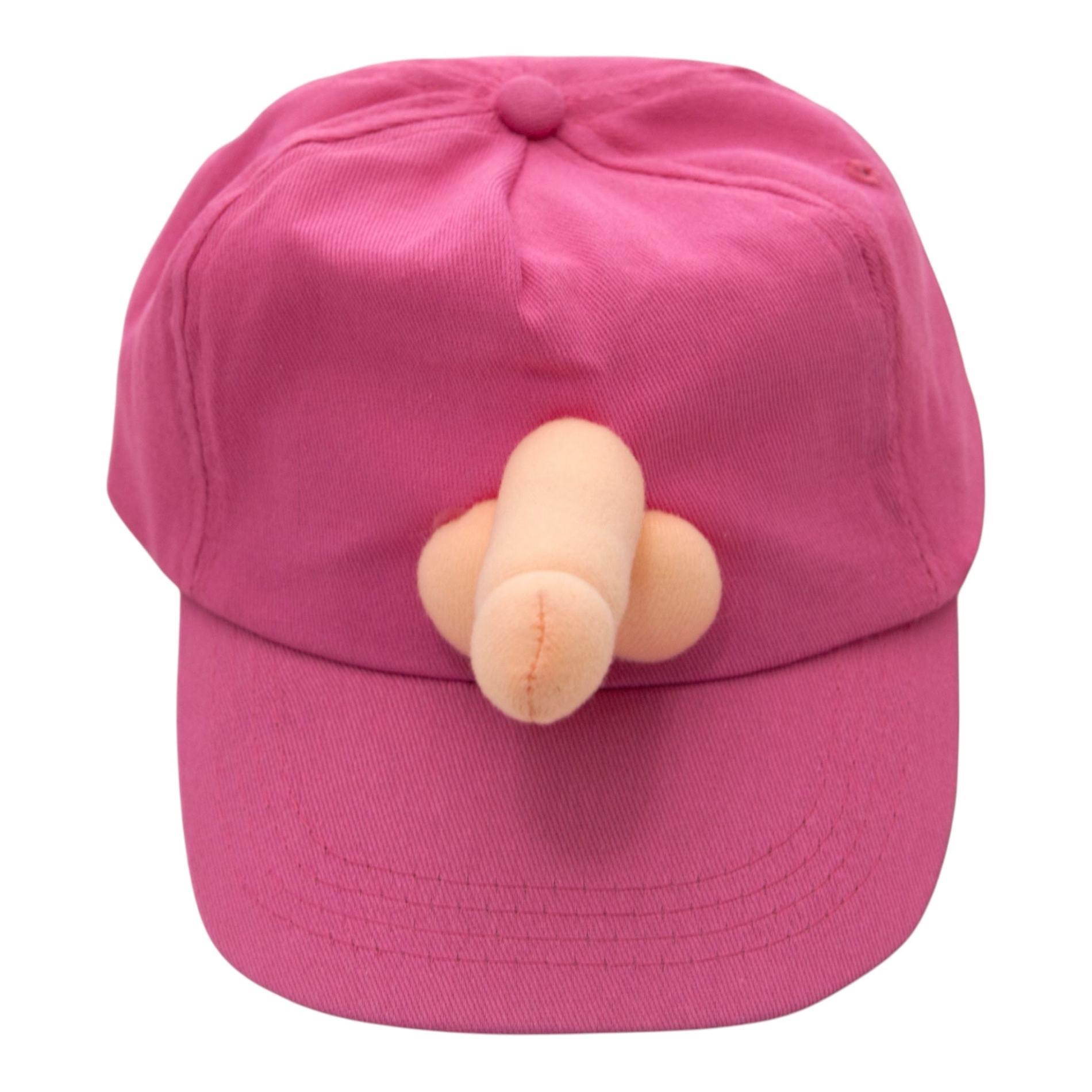 Czapka z penisem Kinky Pleasure różowa - obrazek 5