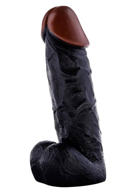 Dildo realistyczne ToyJoy Prince Of Namibia PVC czarny 20 cm