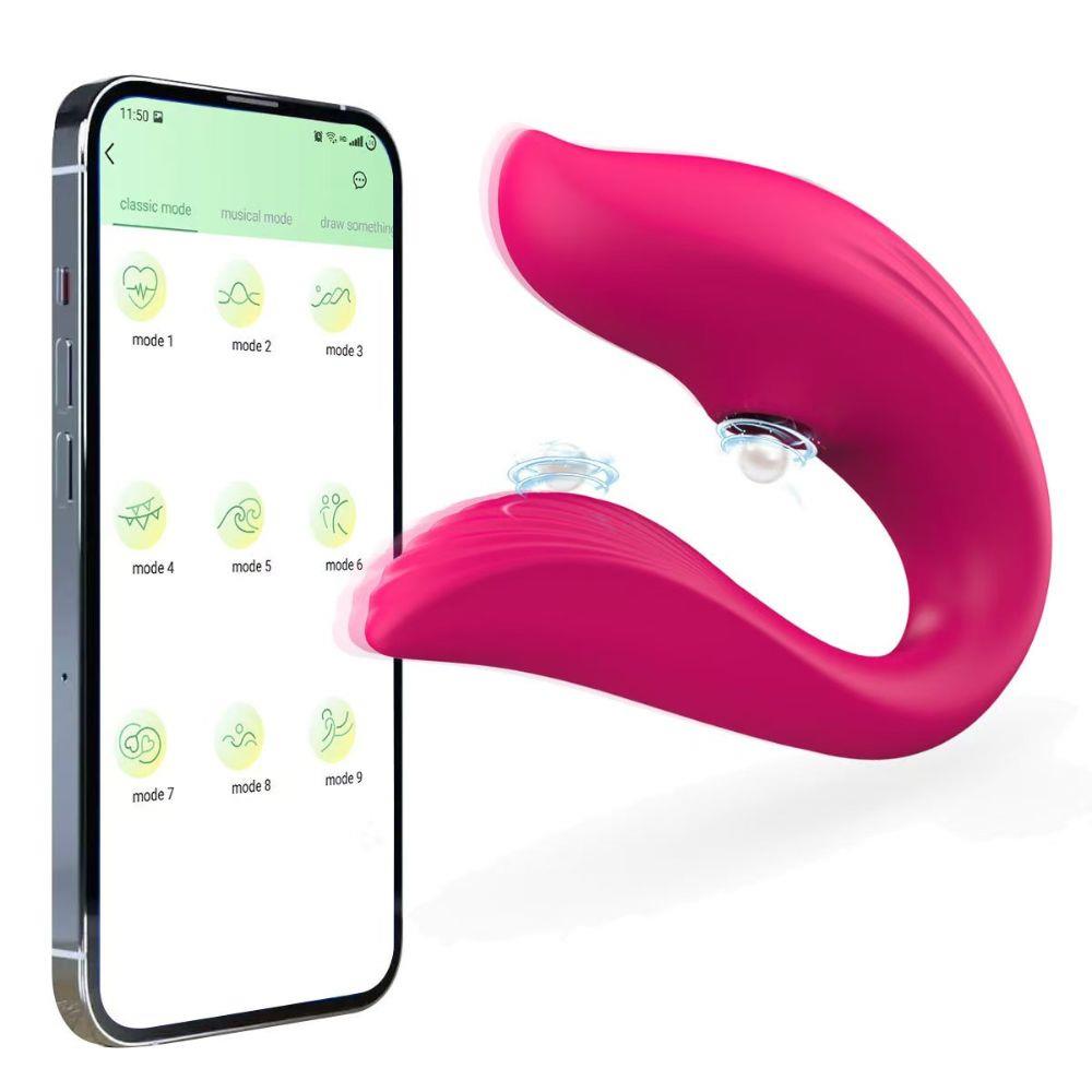 Wibrator przenośny sterowany aplikacją Lyla różowy silikonowy USB - obrazek 3