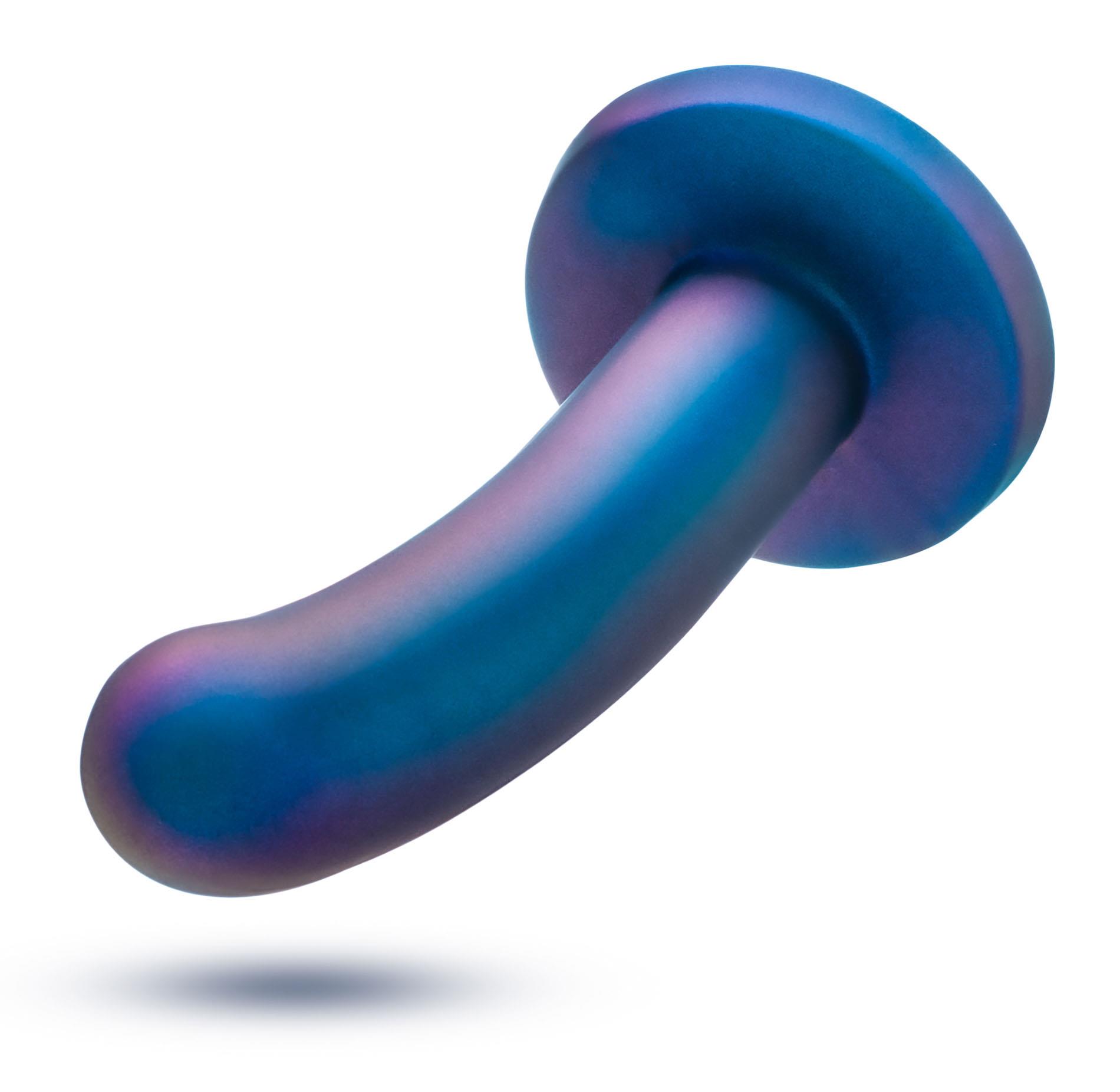 Dildo realistyczne Temptasia Surrender niebieskie 14 cm - obrazek 4