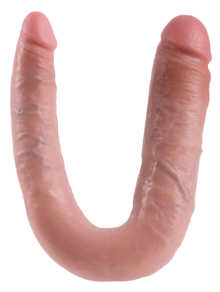Podwójne dildo King Cock Large Double Trouble PVC 43 cm - obrazek 3