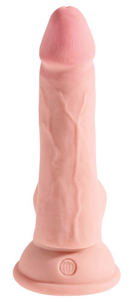 Dildo TPE King Cock Plus z jądrami 20,3 cm - obrazek 3