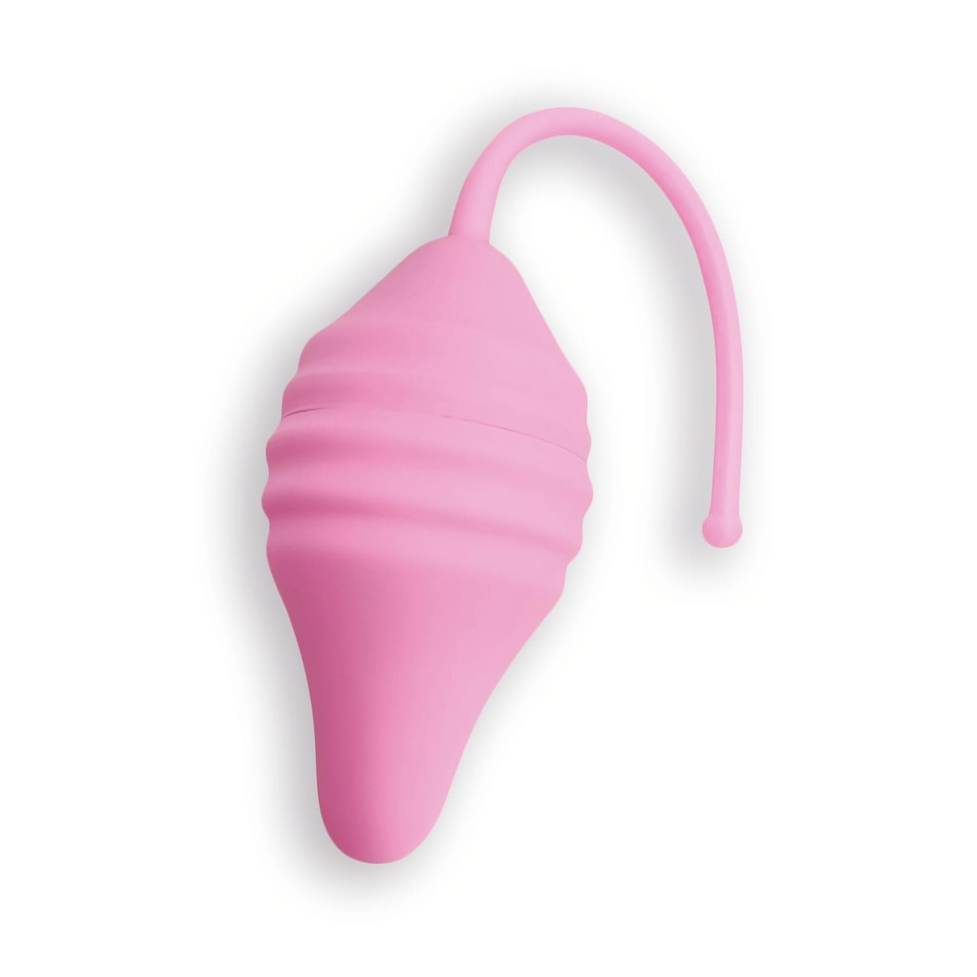 Kulki silikonowe Pelvix Femintimate różowe 6 cm - obrazek 3