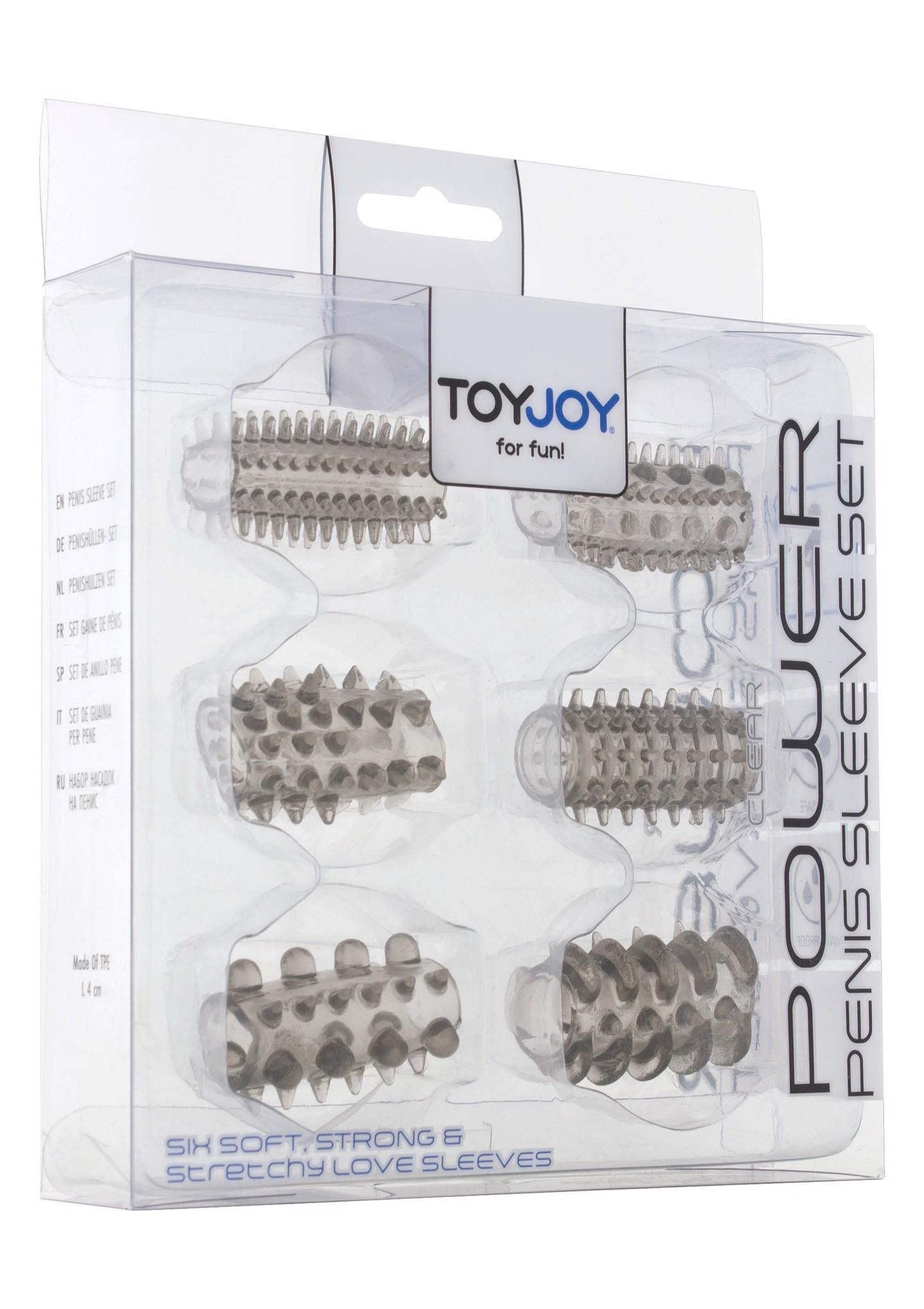 Zestaw nakładek na penisa Power ToyJoy szary - obrazek 2