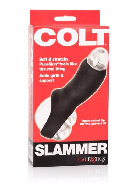 Nakładka na penisa Colt Slammer czarna 10.75 cm