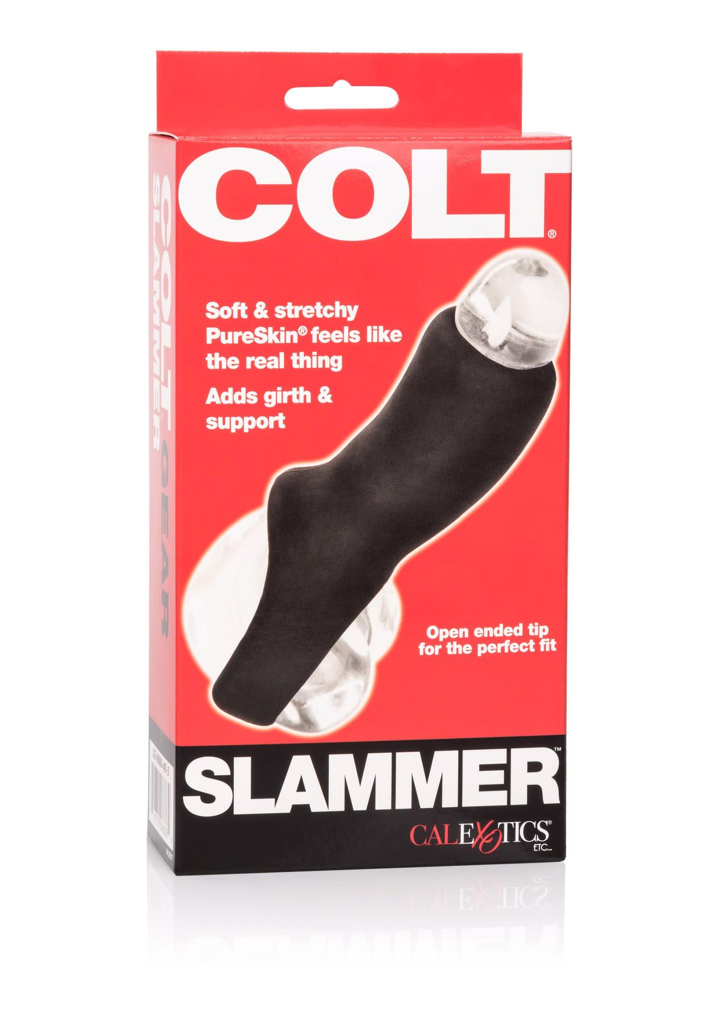 Nakładka na penisa Colt Slammer czarna 10.75 cm