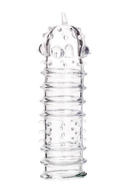 Osłona na penisa transparentna TPR A-Toys 15 cm