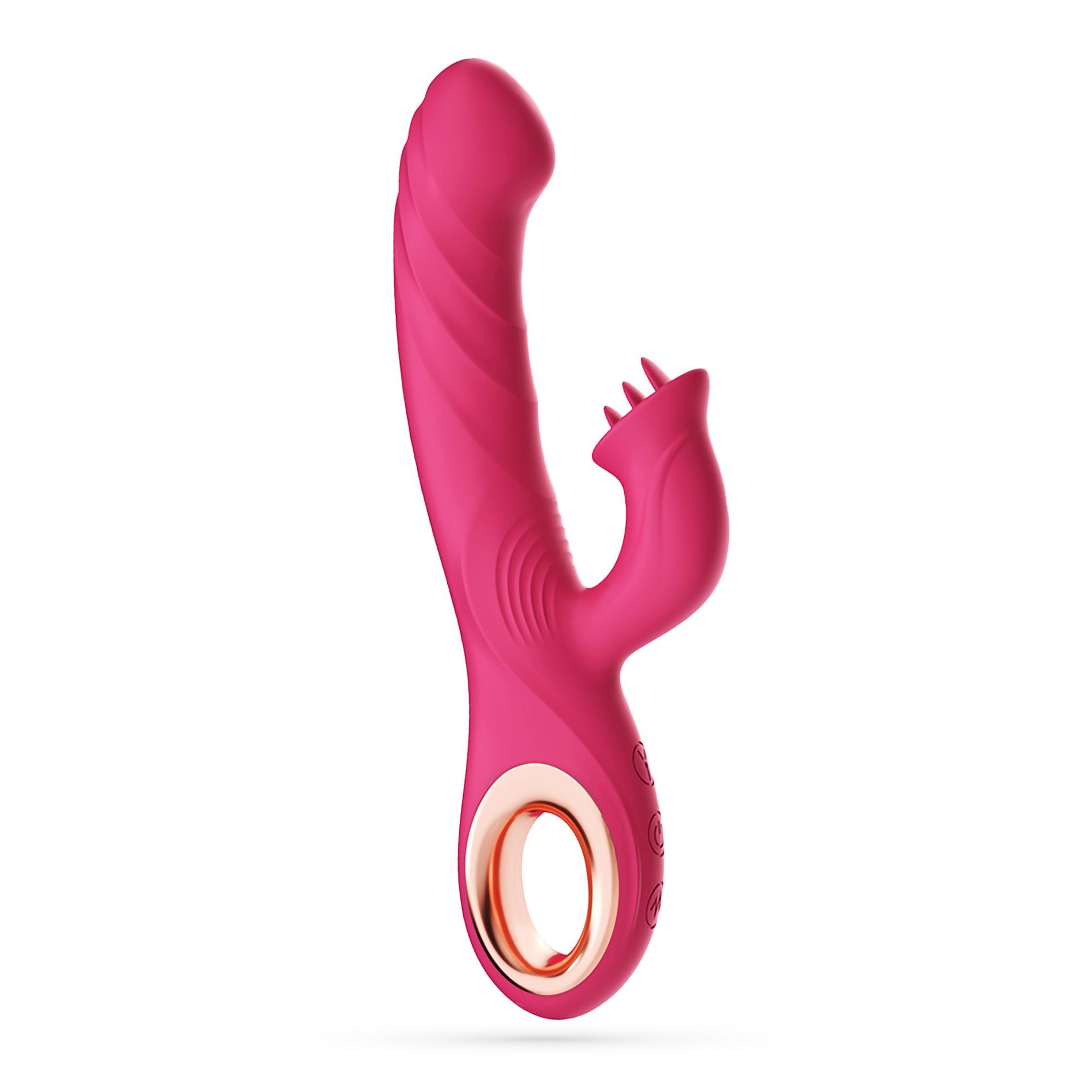 Wibrator króliczek Crushious Mirenca silikonowy 22,5 cm - obrazek 4