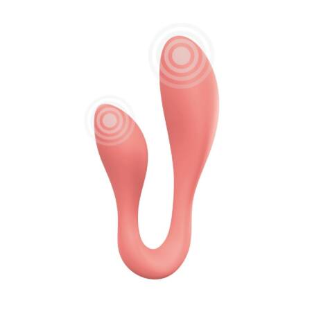 Wibrator podwójny Couple Secrets II Adrien Lastic z aplikacją USB