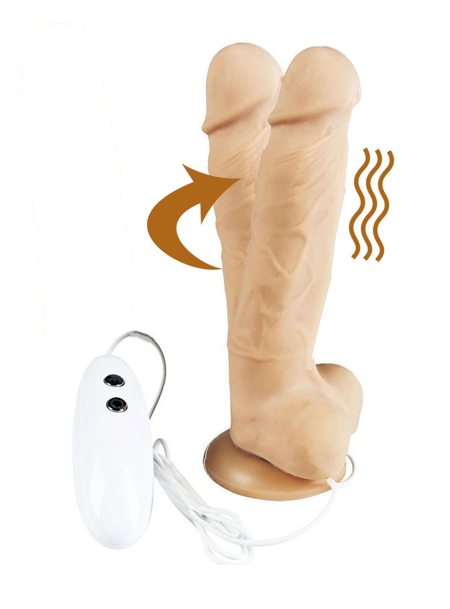 Wibrator realistyczny Alive Cesar Cyber Skóra 18 cm - obrazek 2