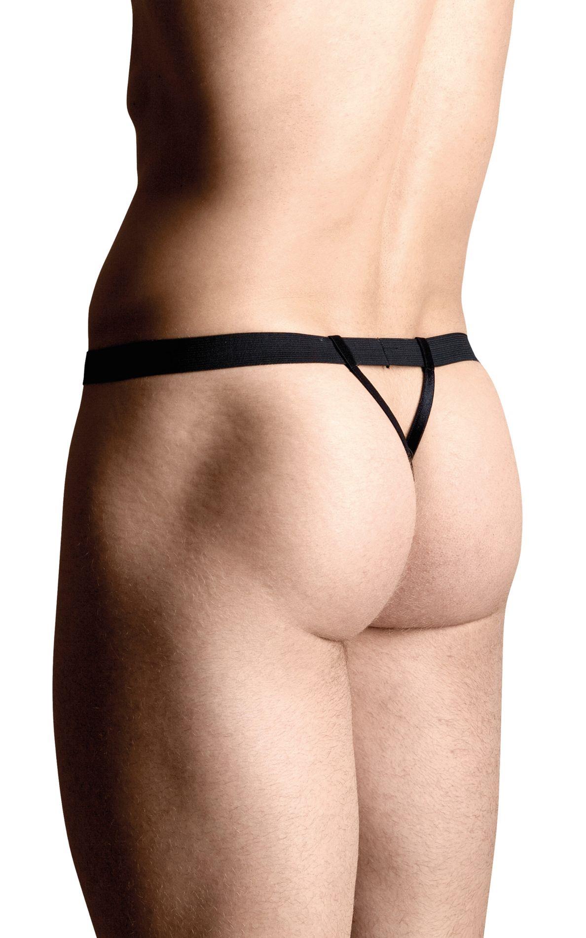 Seksowne stringi męskie Softline regulowane czerwone XL - obrazek 2