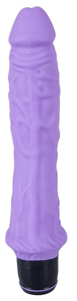 Wibrator silikonowy You2Toys fioletowy 25 cm