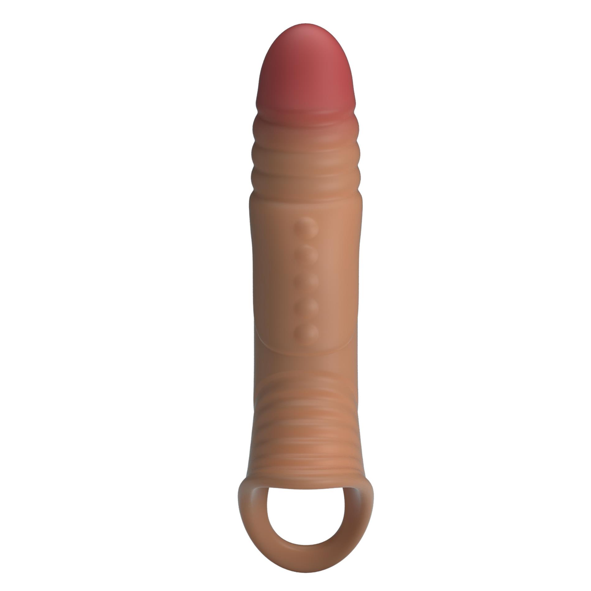 Nakładka na penisa z wibracją Pretty Love 22 cm - obrazek 4