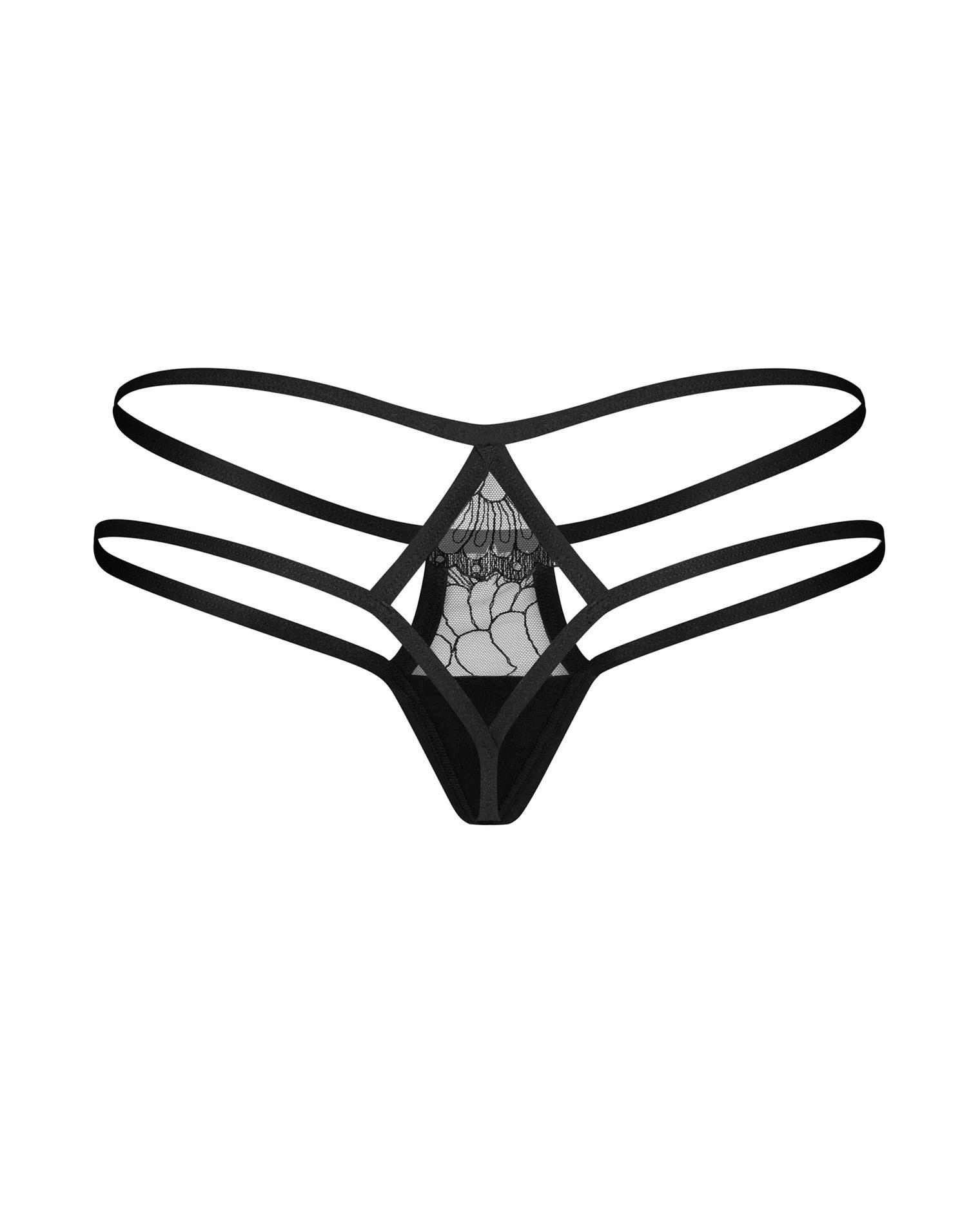 Figi otwarte Arrowel Obsessive czarne L/XL - obrazek 2