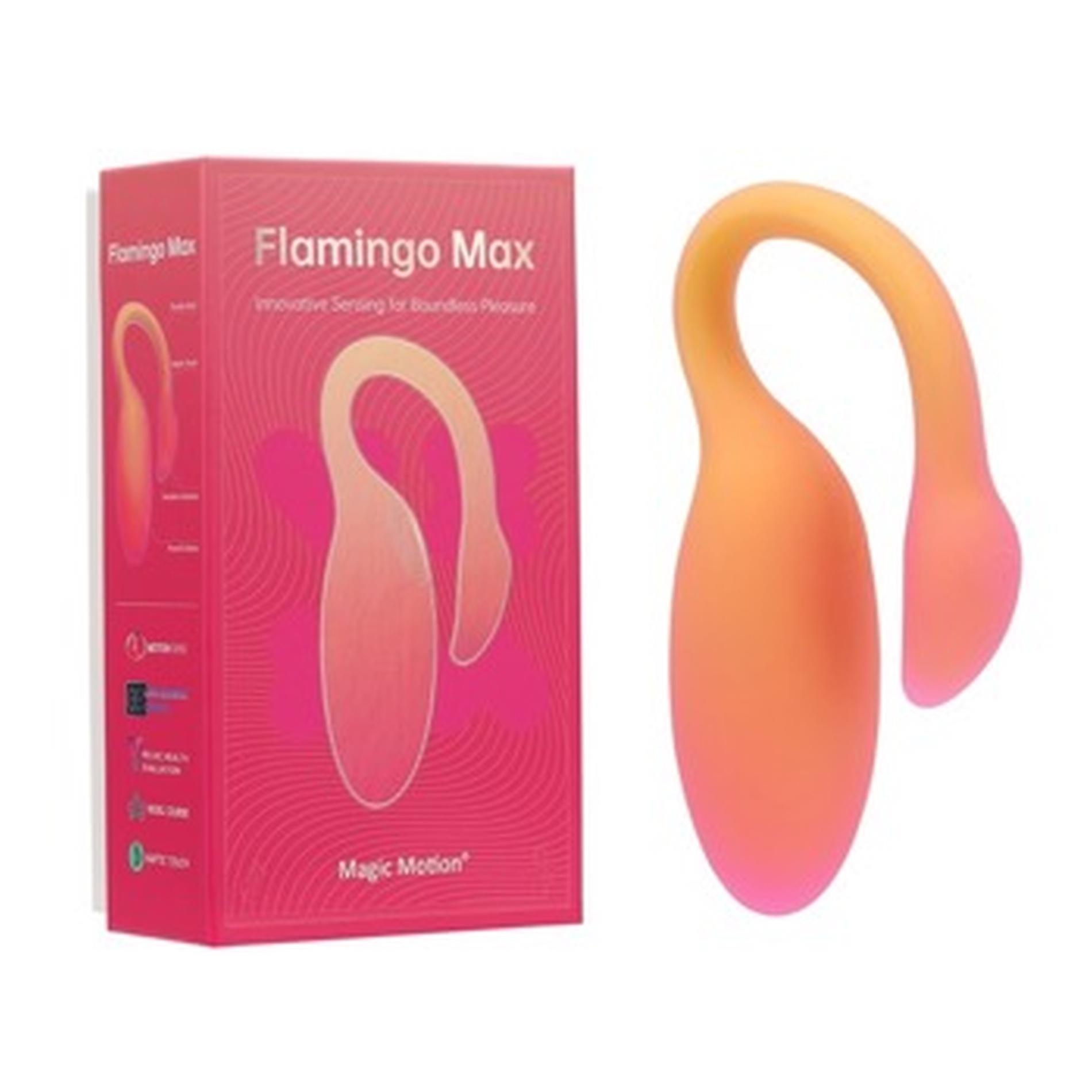 Wibrator Magic Motion Flamingo Max pomarańczowy z aplikacją - obrazek 2