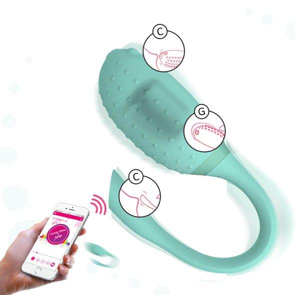 Magic Motion - Fugu Smart Wearable Vibrator Green - obrazek 3
