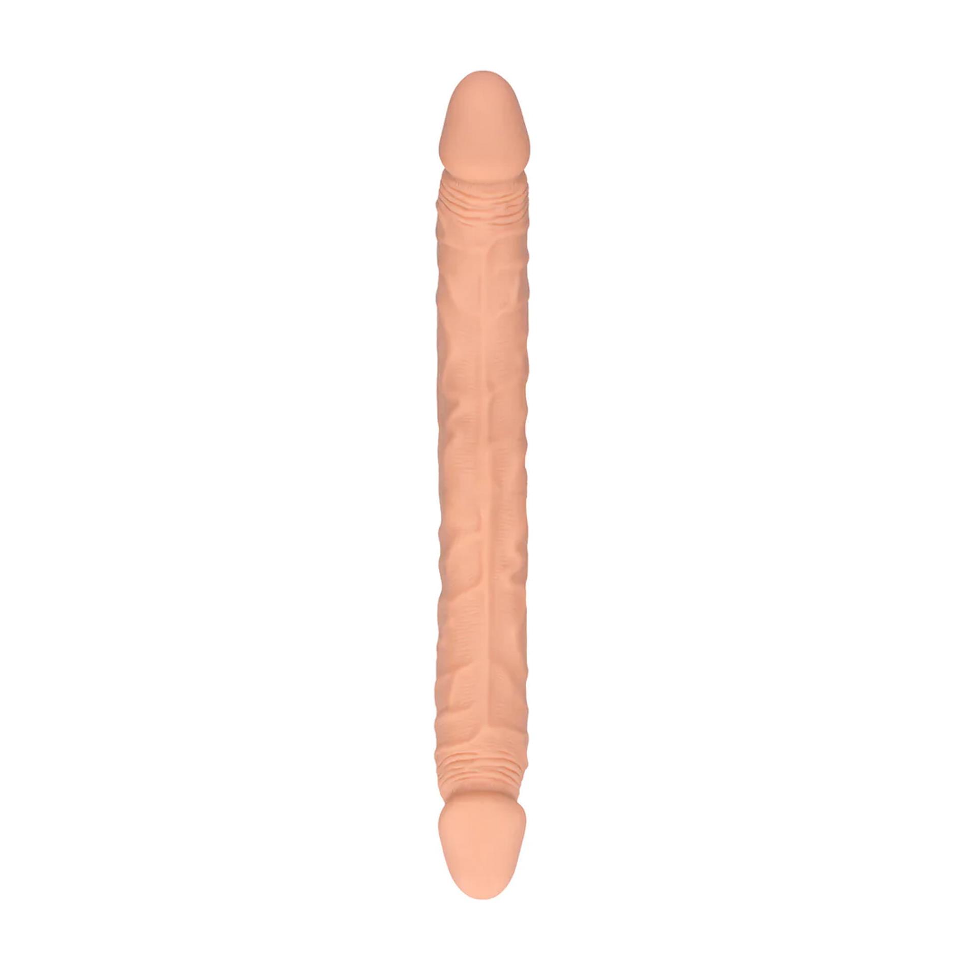 Dildo podwójne RealRock TPE 36 cm - obrazek 4