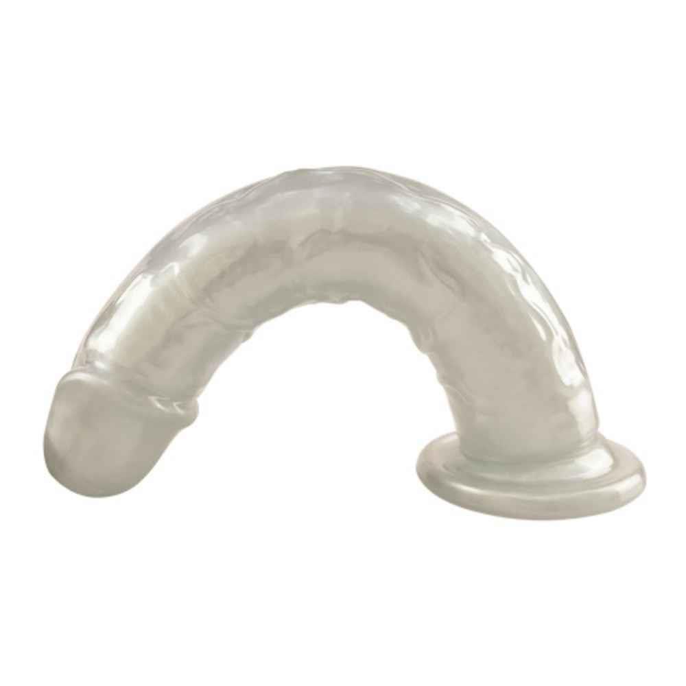 Dildo perłowe Pearl realistyczne 20 cm z przyssawką - obrazek 2