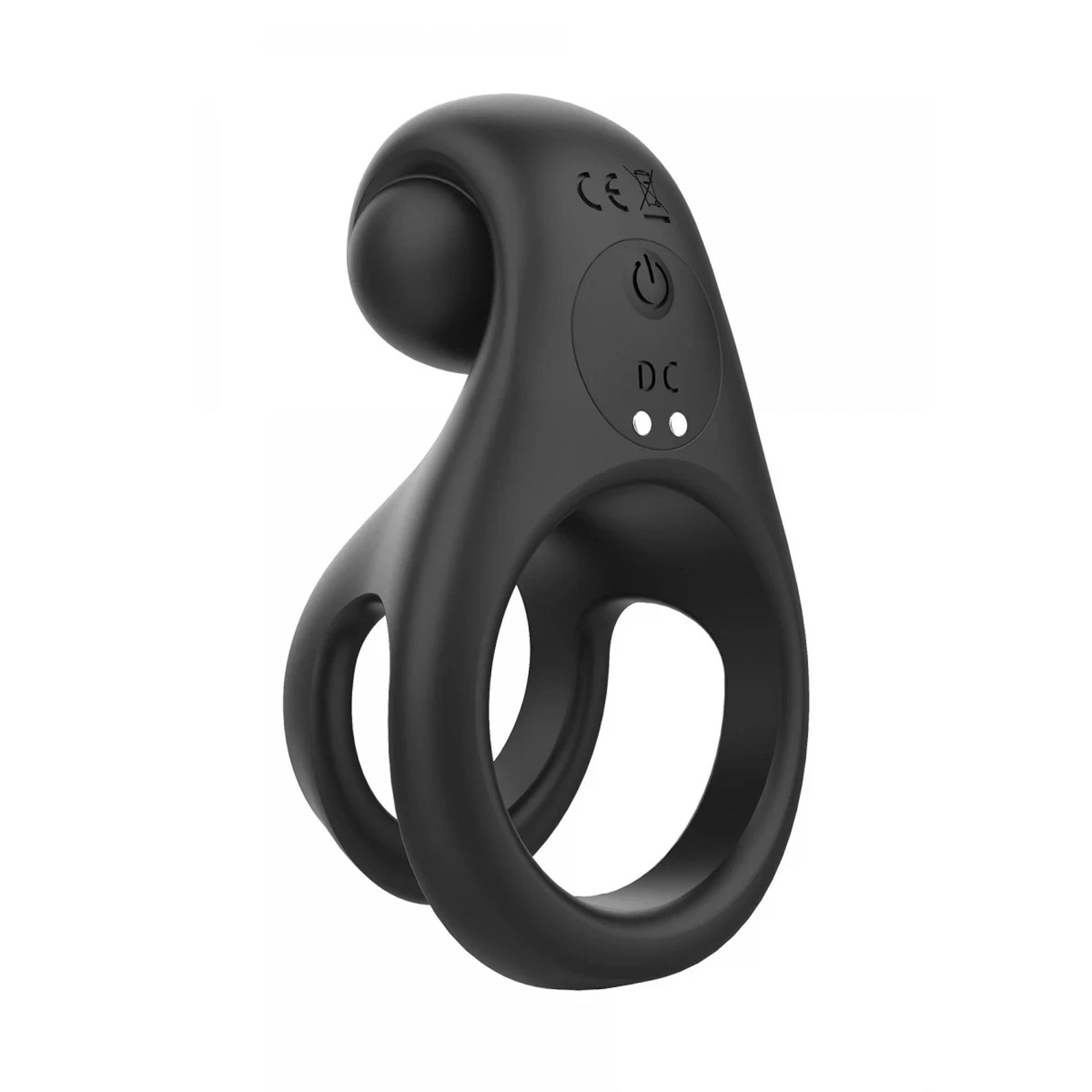 Pierścień wibrujący silikonowy Aladin Ultimate ToyJoy czarny USB - obrazek 4