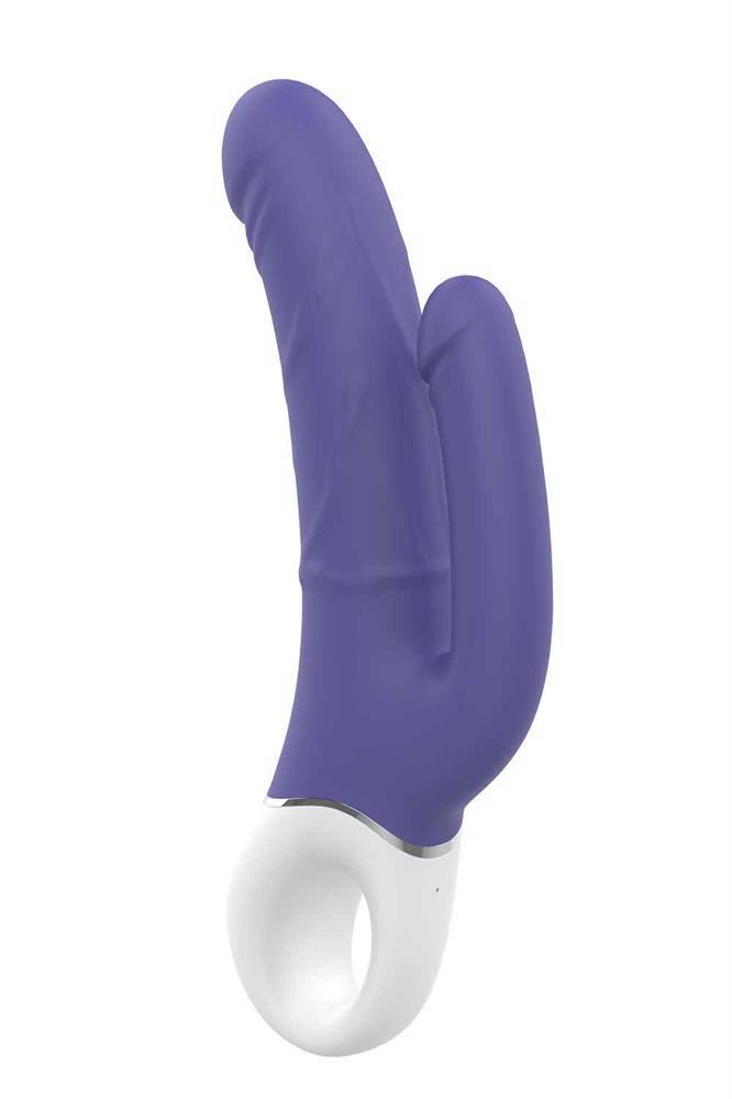 Podwójny wibrator silikonowy Vibes of Love Double Pleasure USB 23.5 cm - obrazek 4