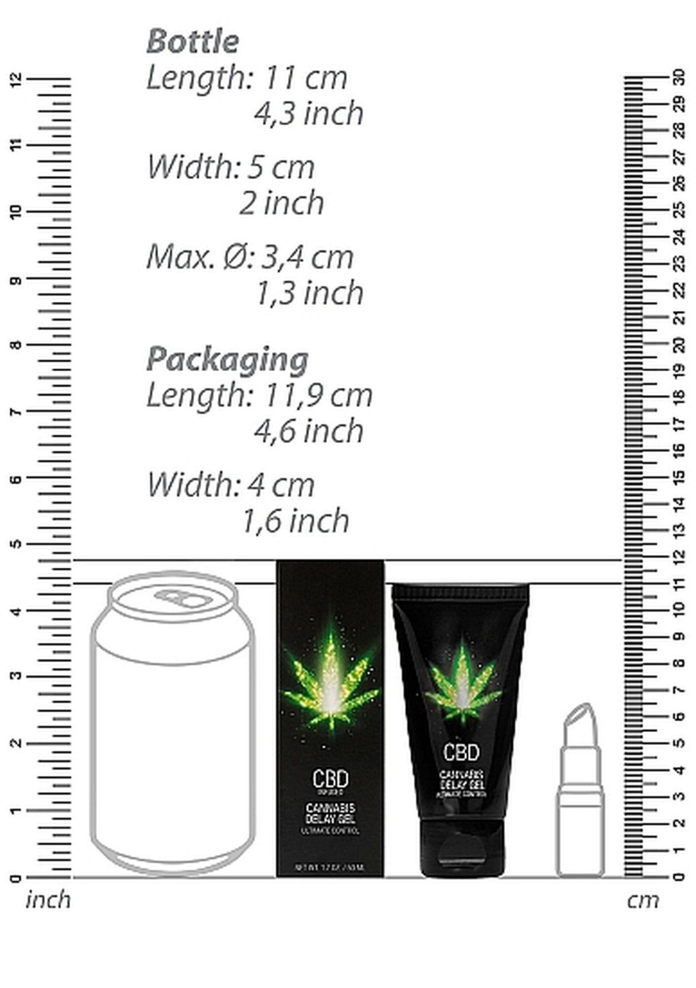 Żel opóźniający CBD Cannabis Pharmquests 50 ml - obrazek 6