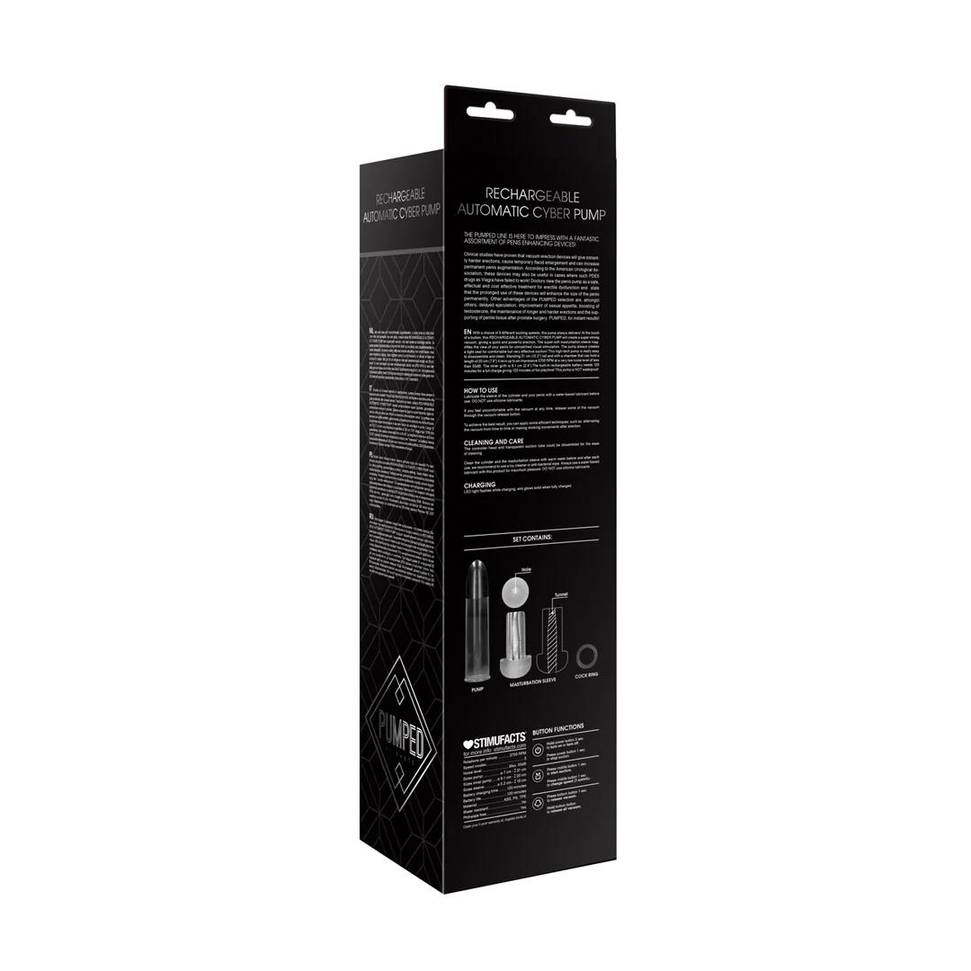 Automatyczna pompka próżniowa Pumped Cyber ładowana z tuleją 31 cm - obrazek 4