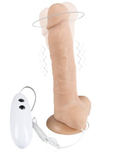 Wibrator realistyczny Alive Cesar Cyber Skóra 18 cm