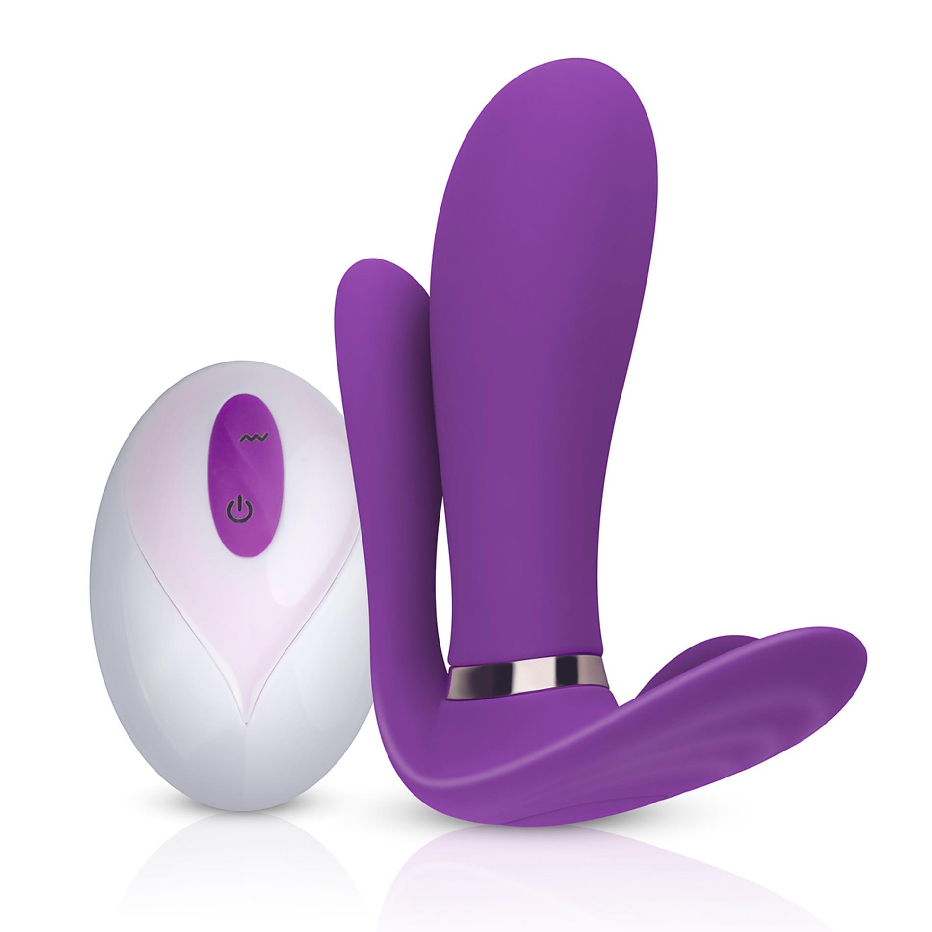Wibrator punktu G Teazers Purple Pleaser fioletowy z pilotem