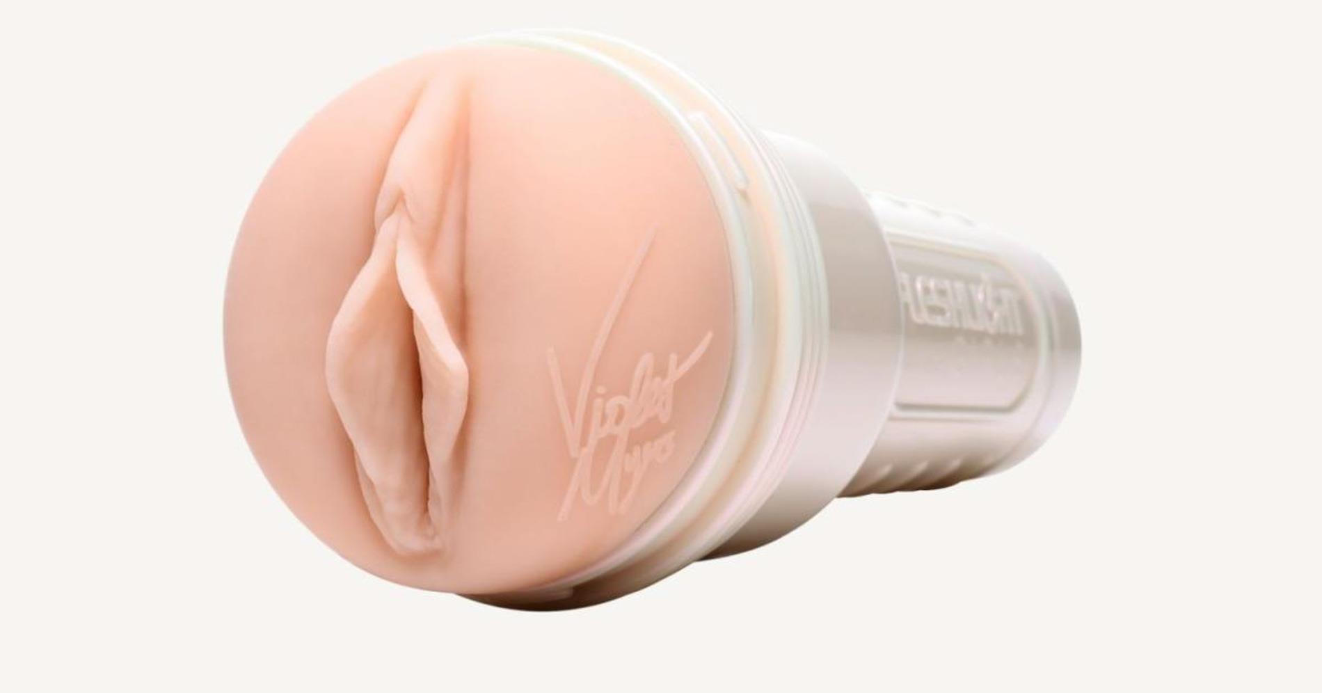 Masturbator Fleshlight Violet Myers beżowy 25 cm - obrazek 3