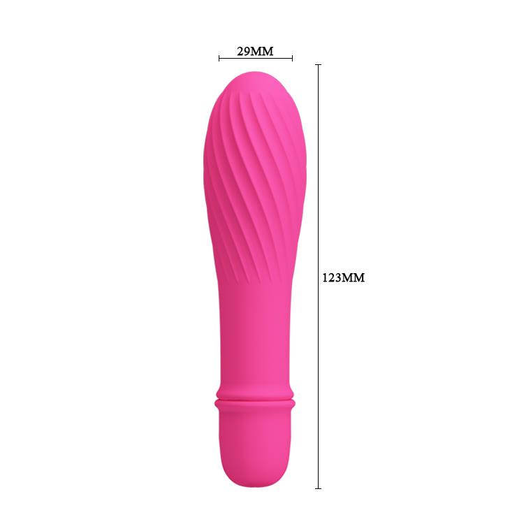 Wibrator silikonowy Pretty Love Solomon 10 funkcji bateria AAA 12.3 cm - obrazek 2