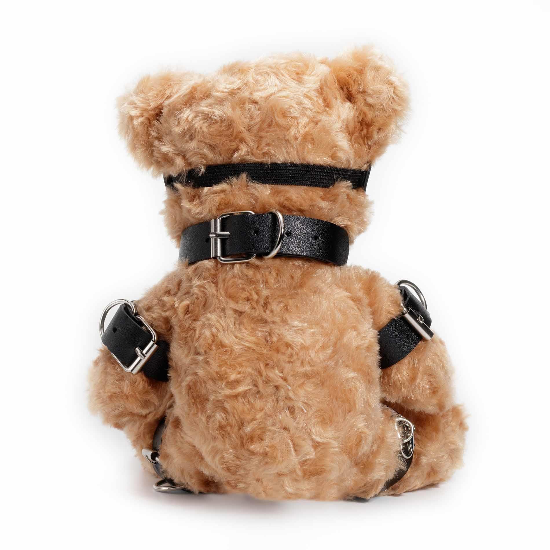 Miś bondage Crushito Crushious czarny 31 cm - obrazek 6