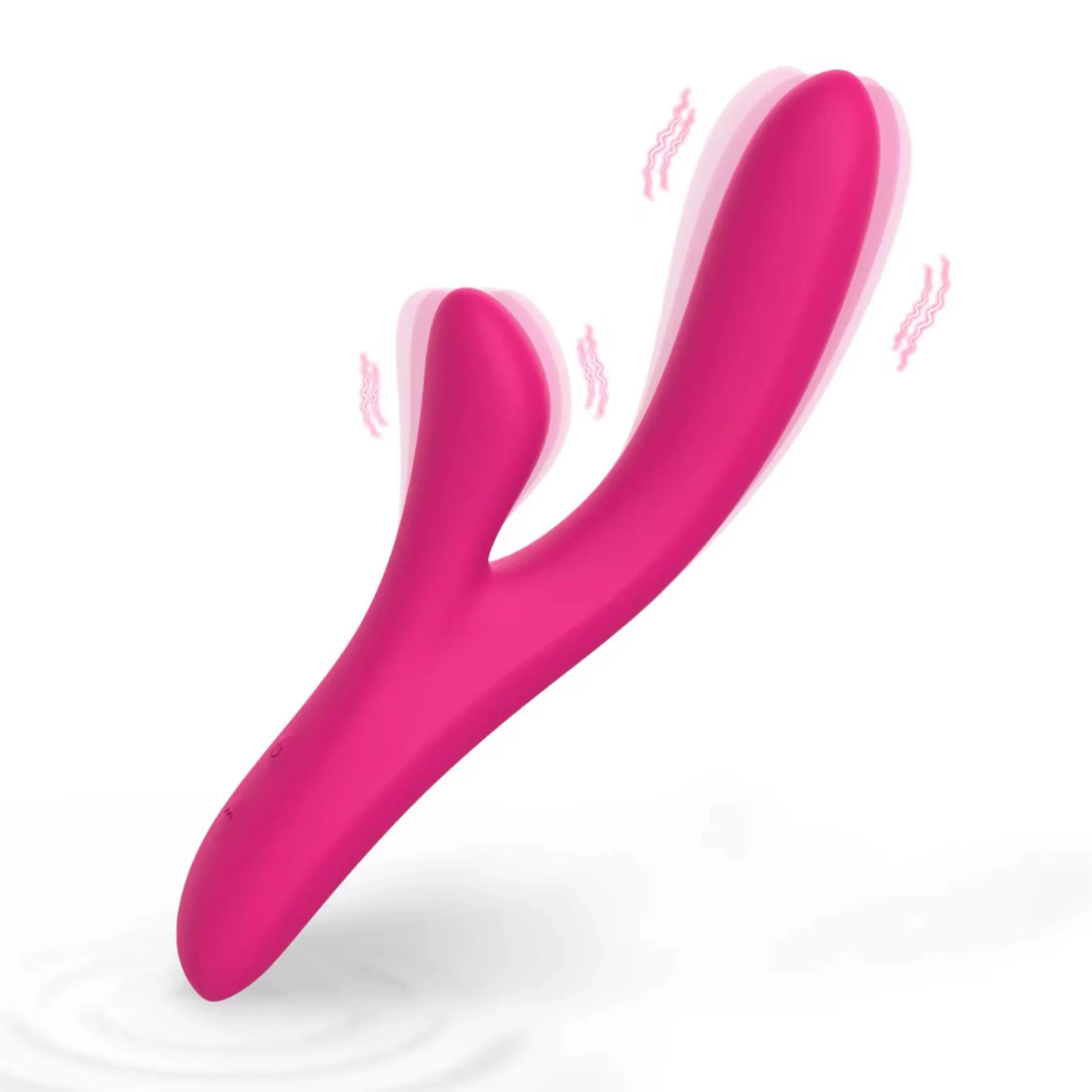 Wibrator króliczek Vibey Model Y Power Escorts różowy USB 23 5 cm