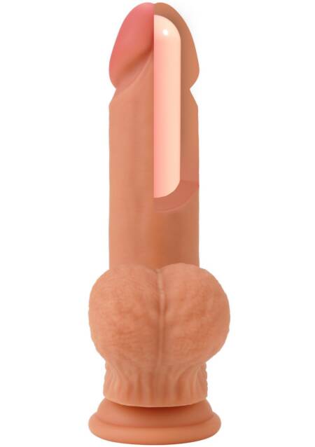 Dildo realistyczne z płynnego silikonu Hidden Desire 20 cm