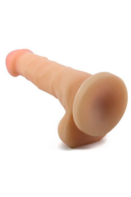 Dildo realistyczne Blush Au Naturel beżowe 18 cm - obrazek 3
