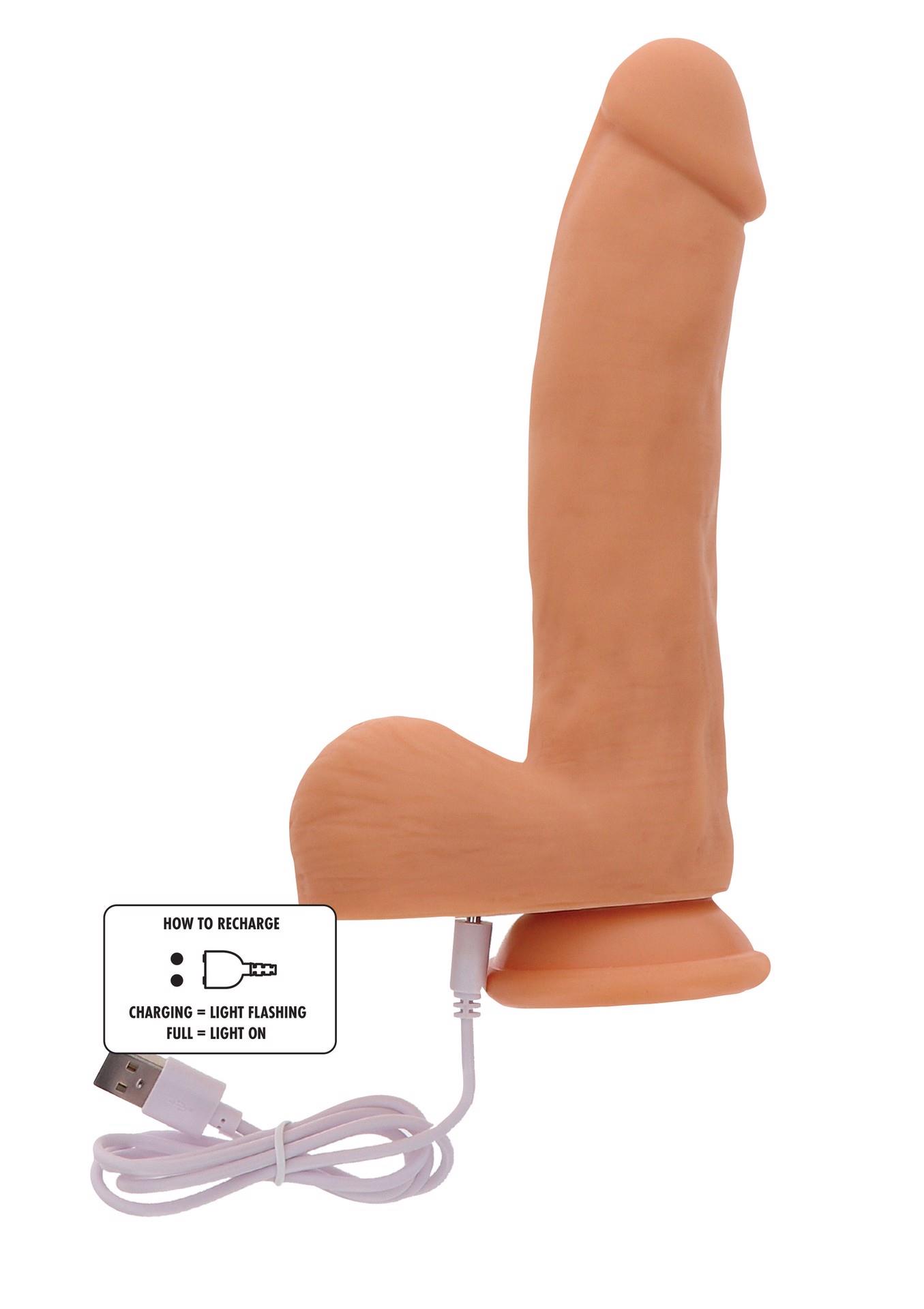 Wibrator realistyczny ToyJoy silikonowy z pilotem 19.5 cm - obrazek 2